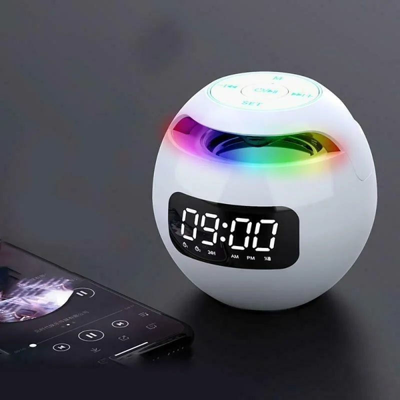 Multifunctional alarm clock with Bluetooth speaker