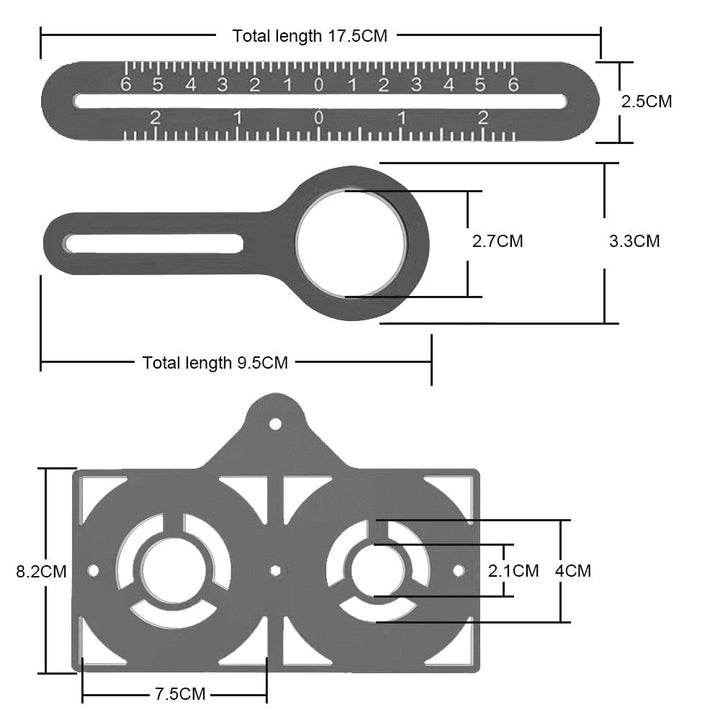 Tools: Multifunksjonell Vinkellinjal in Metal for Precision