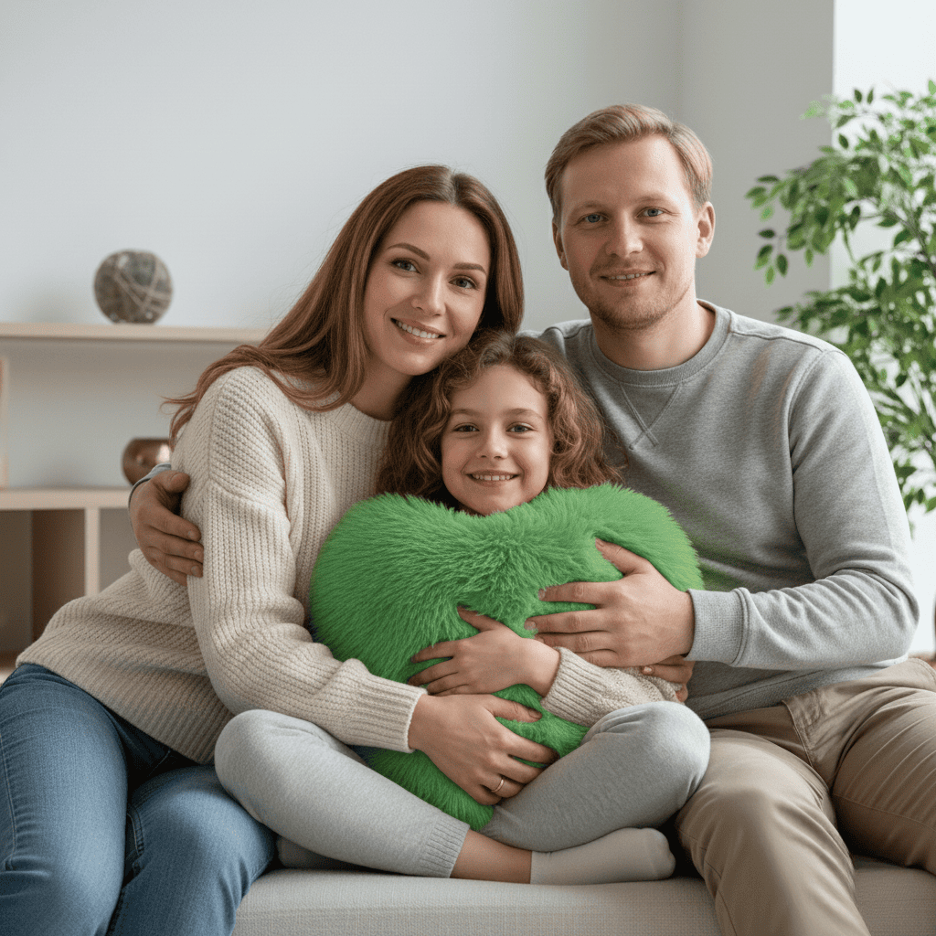 Hjerteformet decoration pillow - soft and stylish for every home