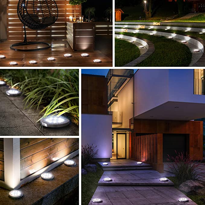 Outdoors Solardisk Light with 8 LED – Create Atmosphere &amp; Security in Hagen