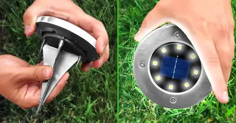 Outdoors Solardisk Light with 8 LED – Create Atmosphere &amp; Security in Hagen
