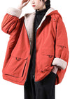 Women Winter parka with hood and Zip