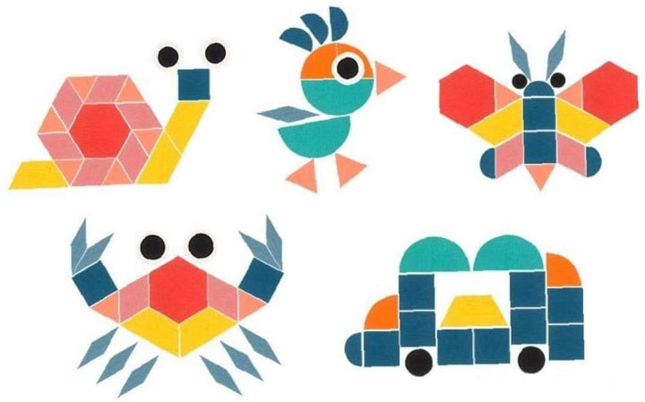 Educational wooden activity puzzle for children