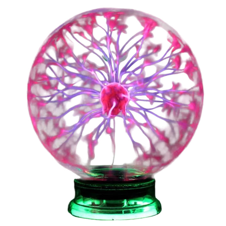 Decorative Plasma Ball With Interactive Light Beams