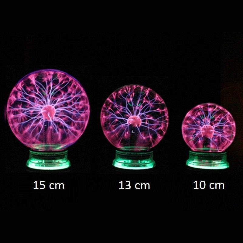 Decorative Plasma Ball With Interactive Light Beams