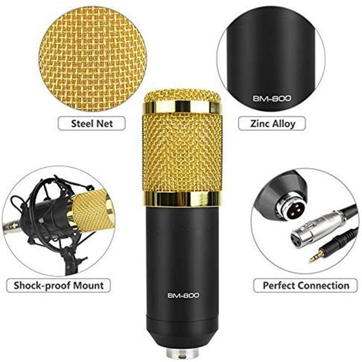 Professional Condenser Microphone Set for Studio Recording