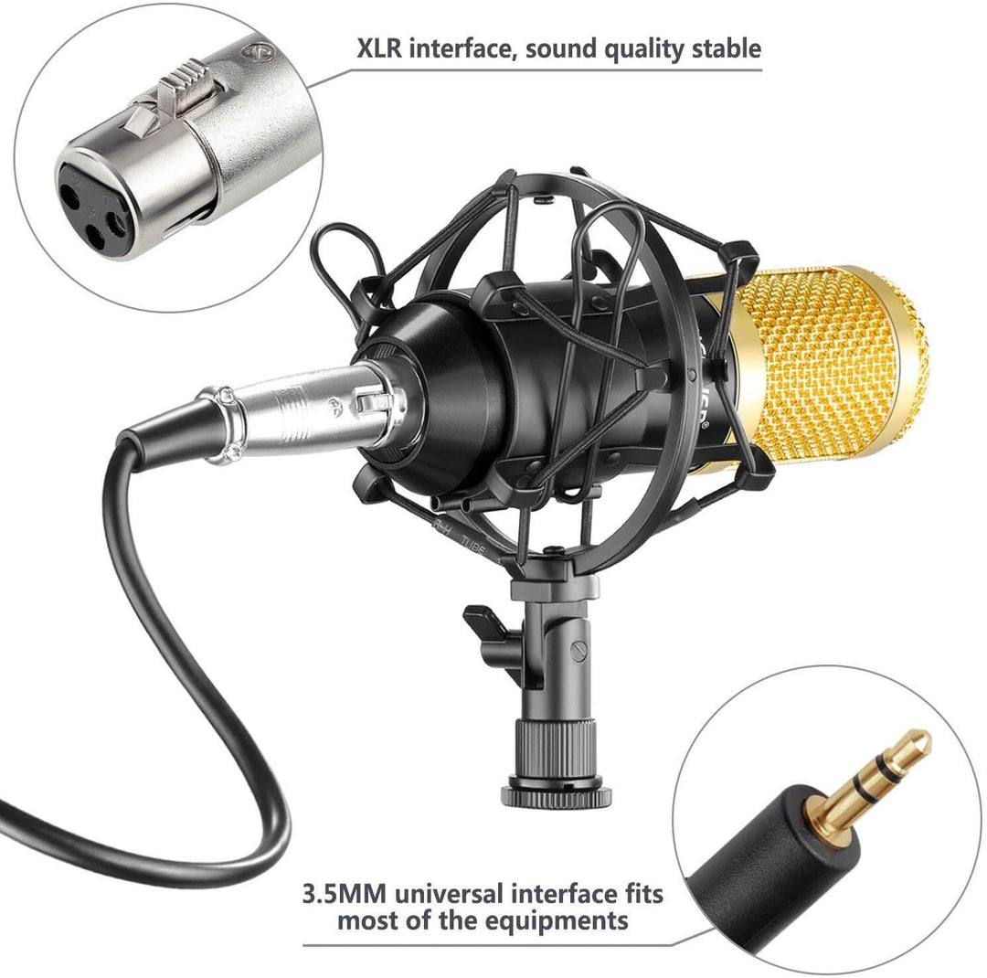 Professional Condenser Microphone Set for Studio Recording
