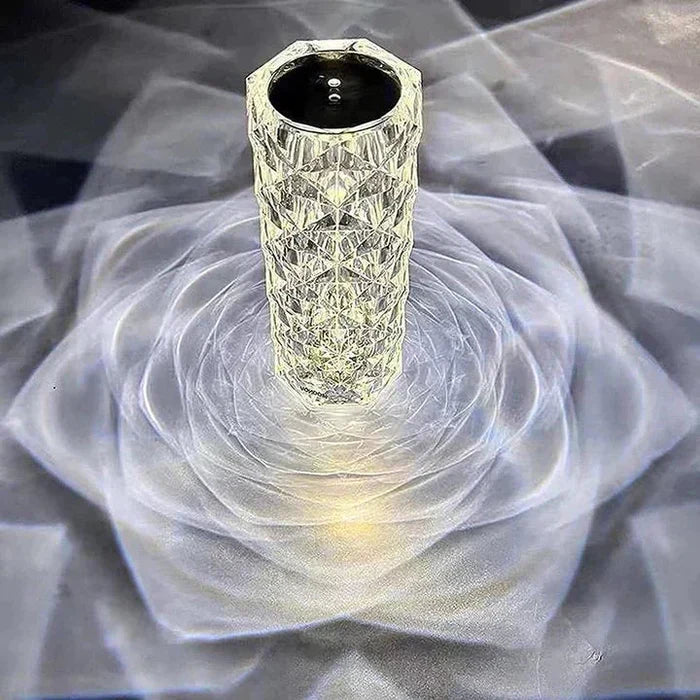 Rose Crystal Projector Lamp – Magical Mood Light for the Home