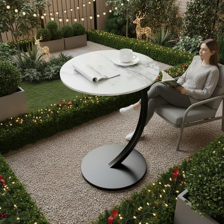 Around page table - modern design for small room and flexible usage