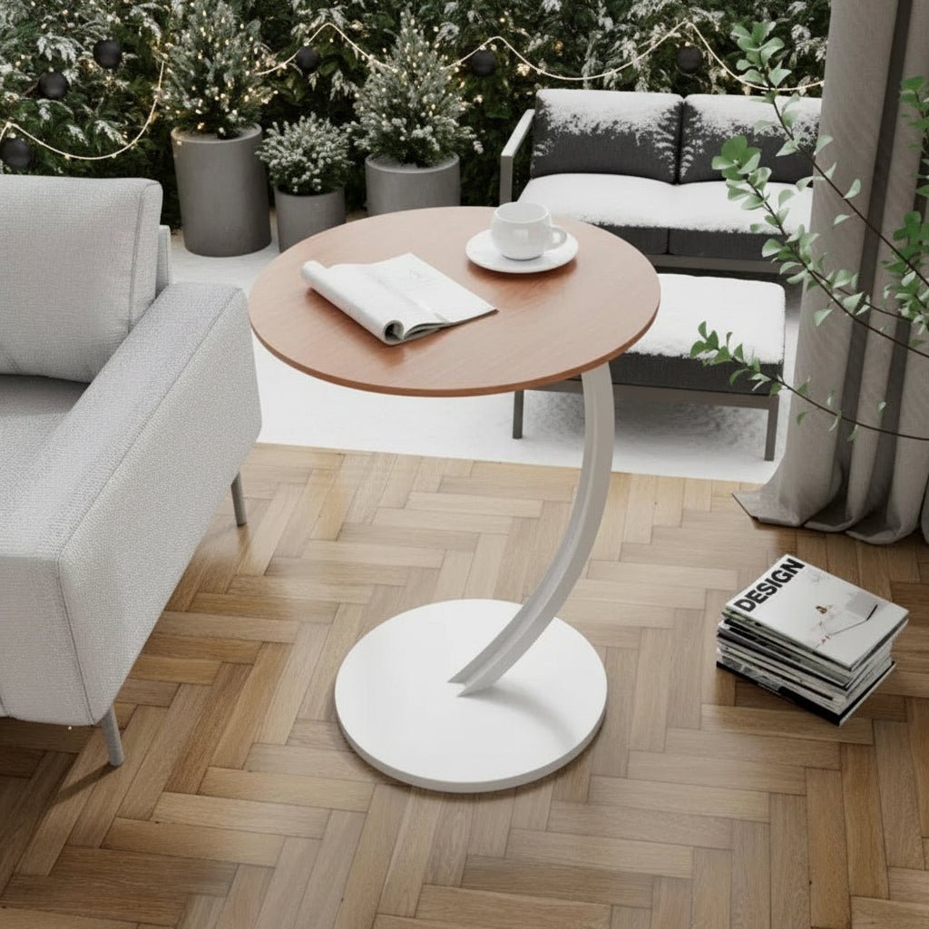 Around page table - modern design for small room and flexible usage
