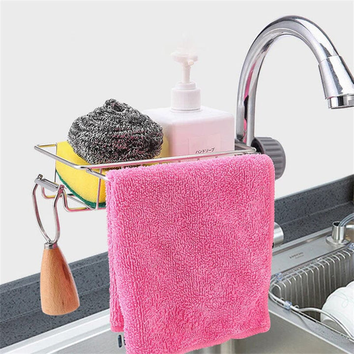 Kitchen Sink Organizer Stand - Stainless Steel | Multifunction