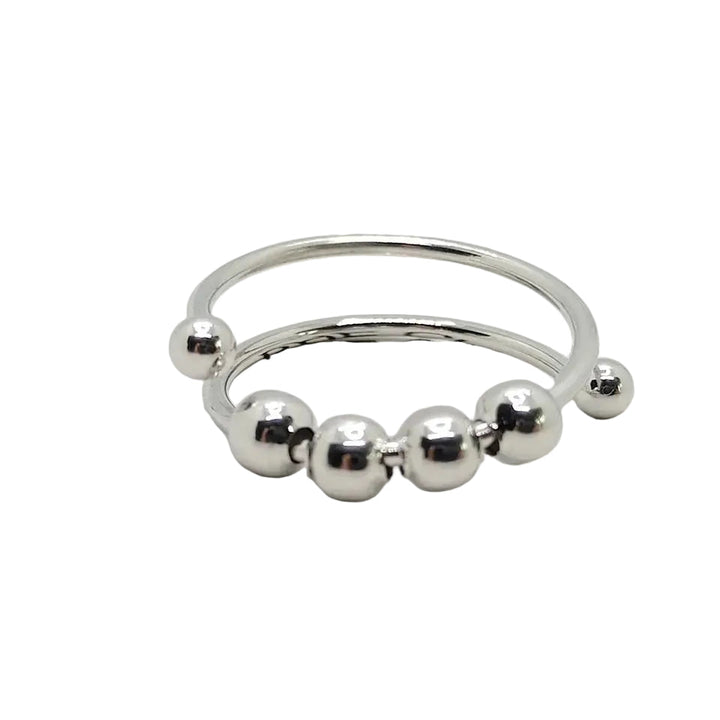 Women antistres ring with roter only design for focus