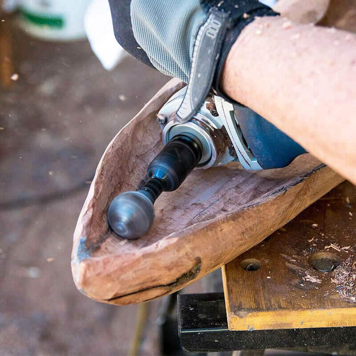Spherical Wood Carving Tool for Concave Surfaces