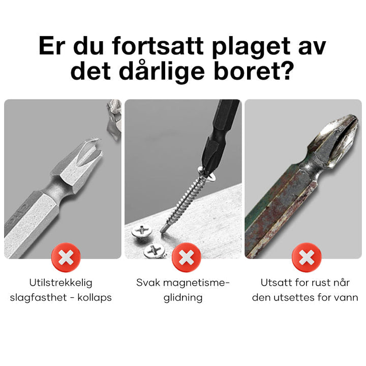 Kryssskrutrekkerbits - Stötsikker and Non-slip