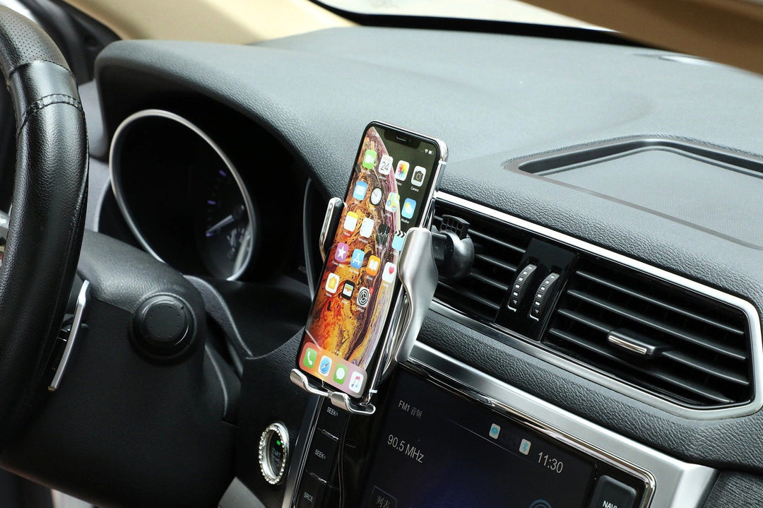 Smart automatic car socket with wireless charge for optimum security