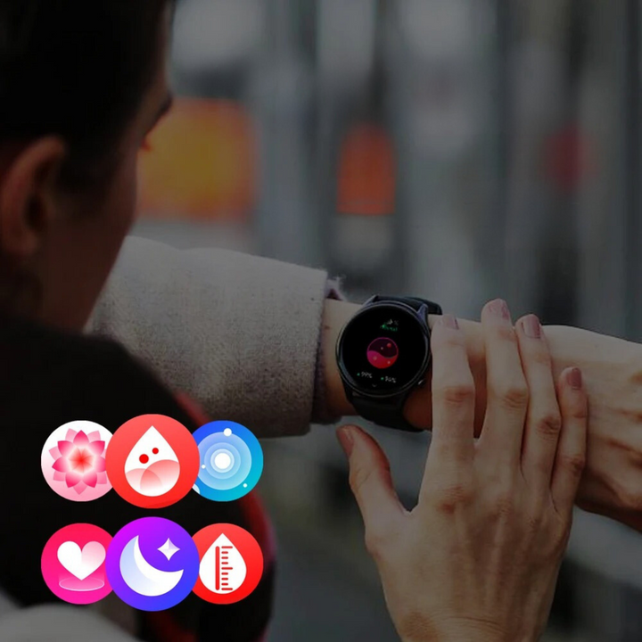 Smart clock for men and women with hd-skjerm and speech function