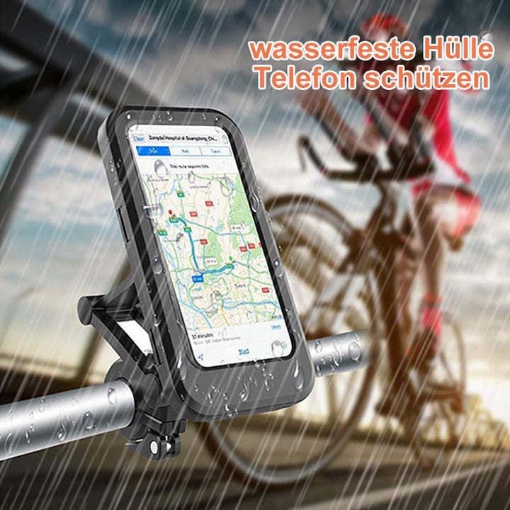 Bicycle holder with USB charging for smartphone