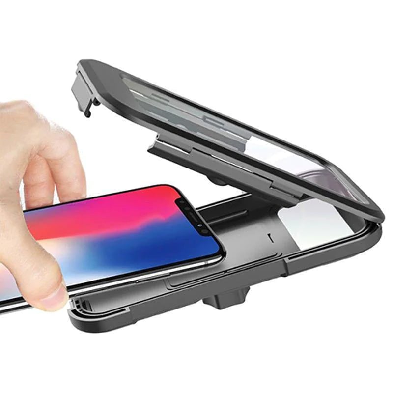Bicycle holder with USB charging for smartphone