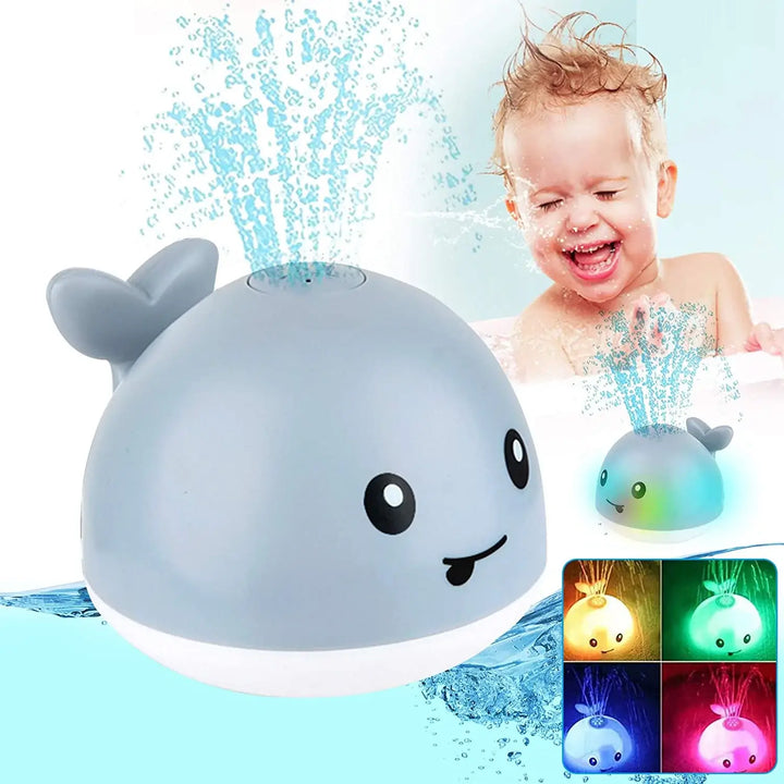 Jet only whale swim toy with led-ljus for children
