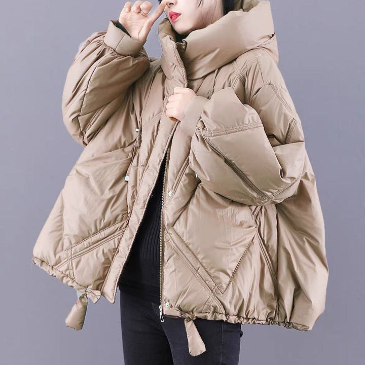 Women Winter jacket with hood and Zip – Warm and comfortable