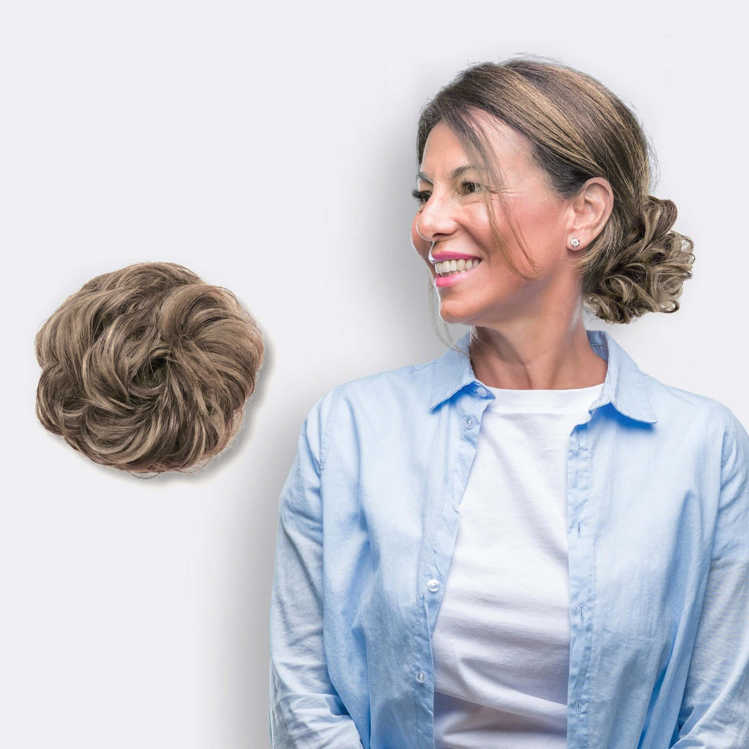 Hair Accessory Scrunchie for Voluminous Hair Bun