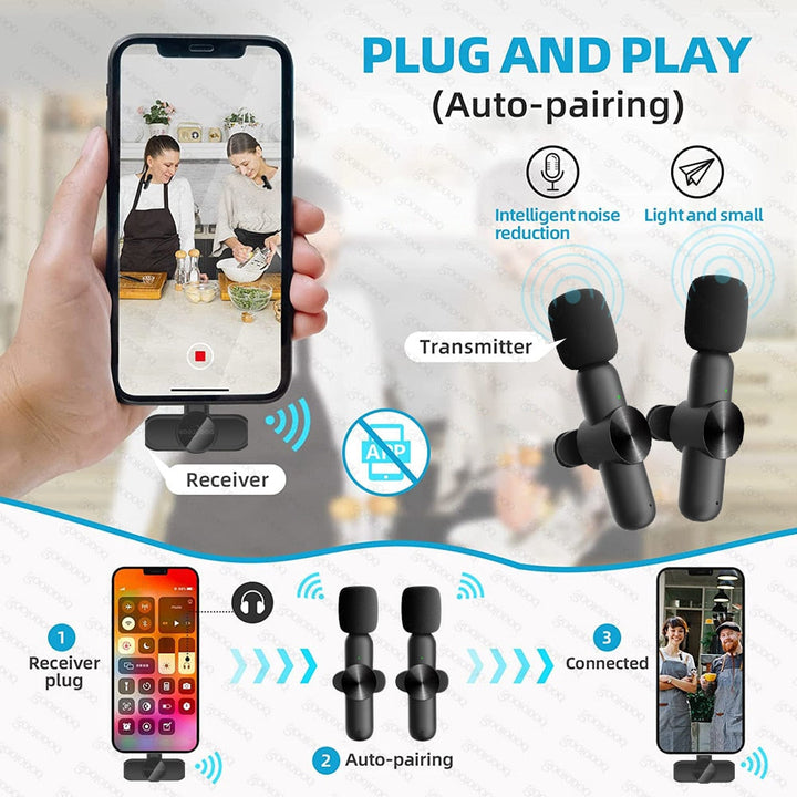 Wireless Lavalier Microphone for Smartphones