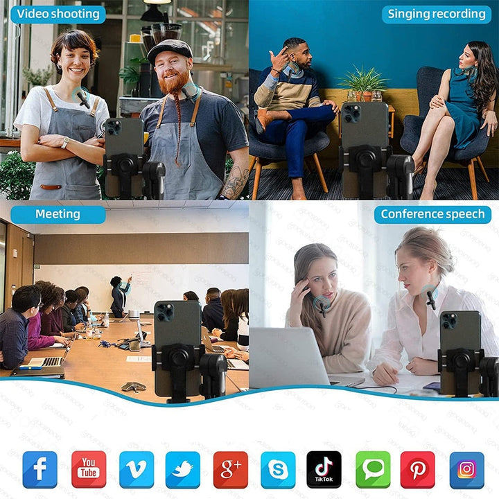 Wireless Lavalier Microphone for Smartphones