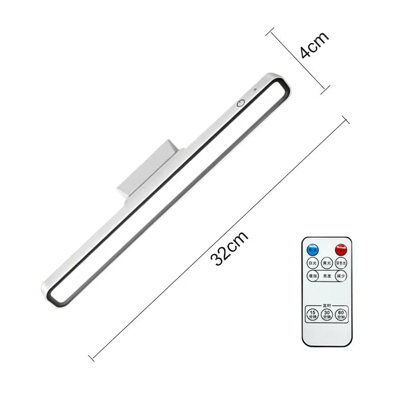 Wireless LED light bar with magnetic mount for versatile lighting