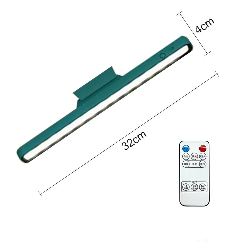 Wireless LED light bar with magnetic mount for versatile lighting