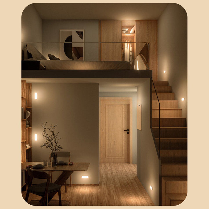 Wireless Wall Lamp with Motion Sensor and USB Charging