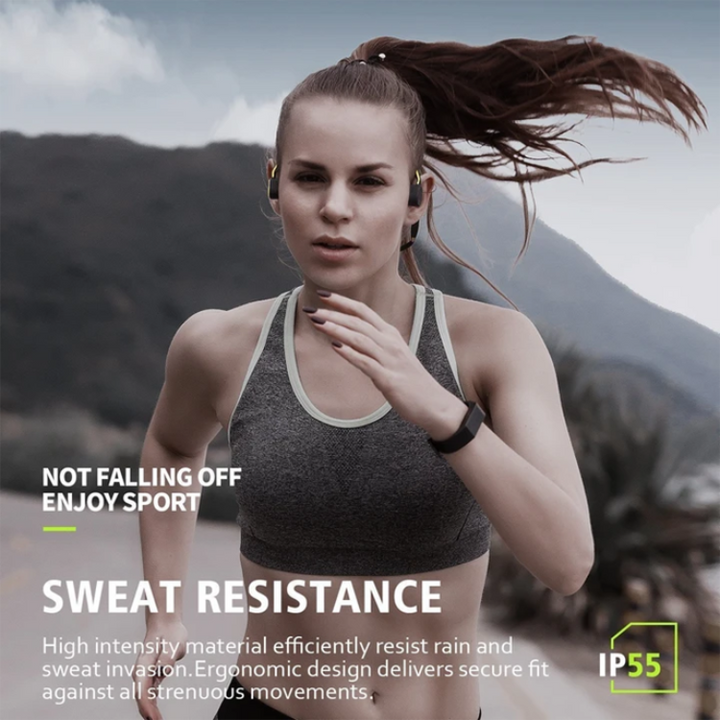 Wireless Bone Conduction Headphones for Sports and Activities