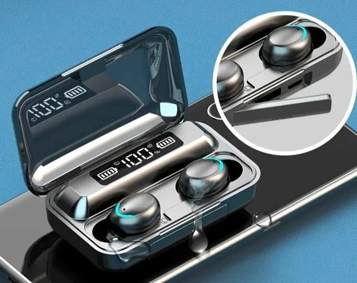 Thread loose bluetooth-hodetelefoner with noise reduction