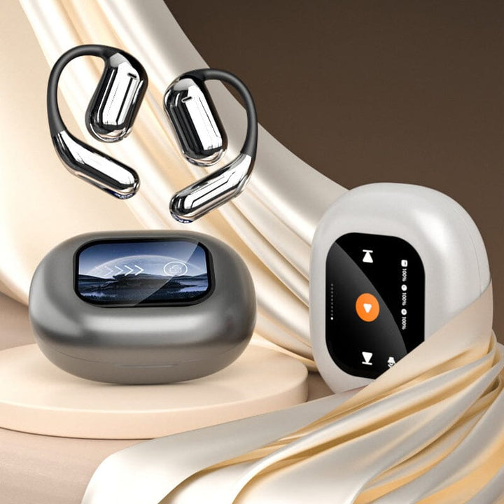 Thread loose bluetooth sports earbuds