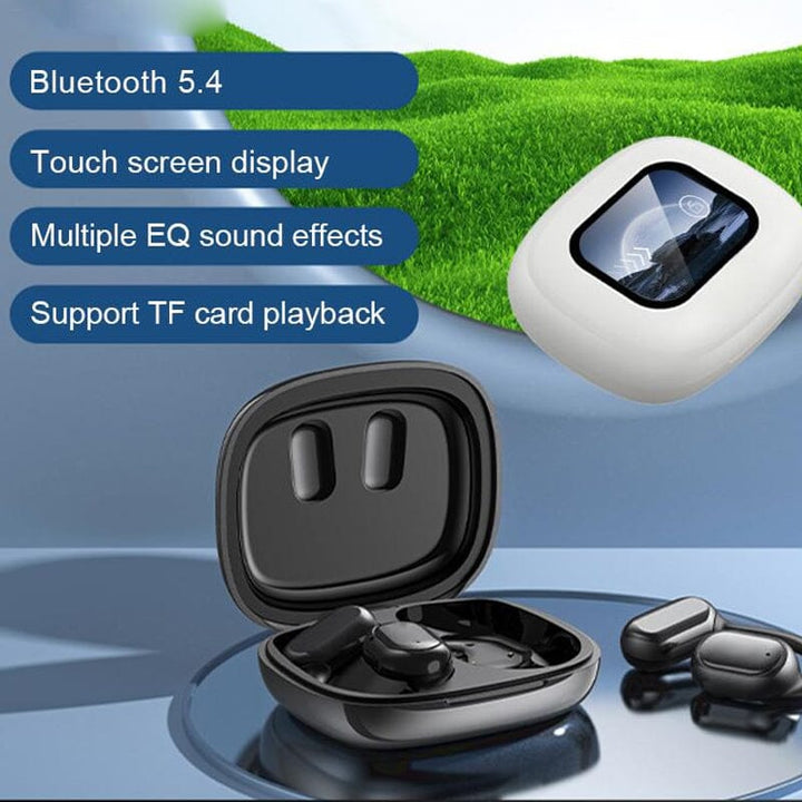Thread loose bluetooth sports earbuds