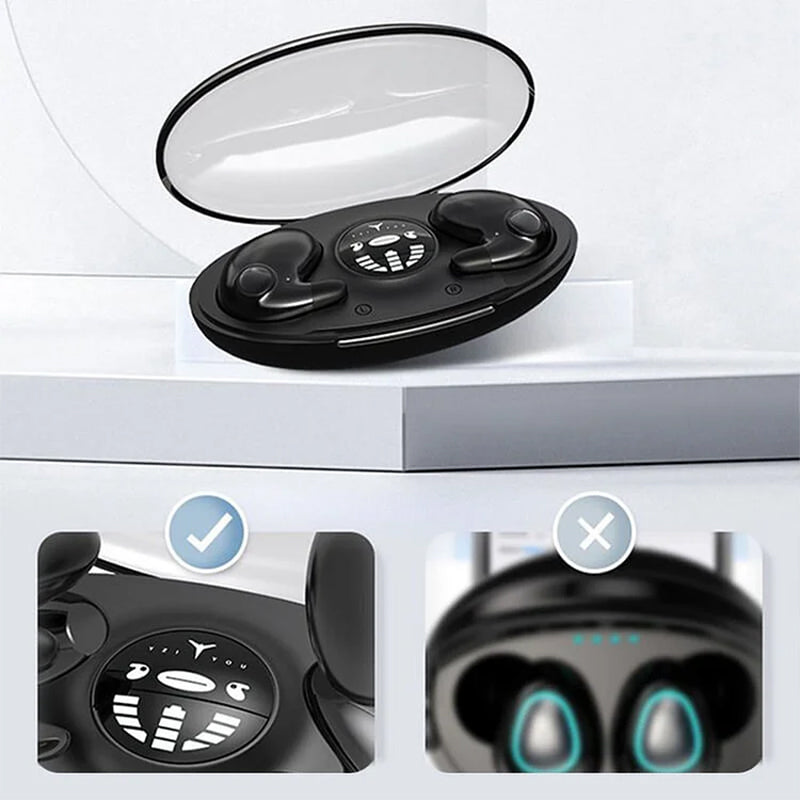 Invisible Sovende Örepropper - Wireless - IPX5 - Ergonomic Design