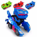 Transformer only dinosaur car with led-ljus for children