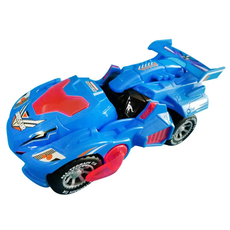 Transformer only dinosaur car with led-ljus for children