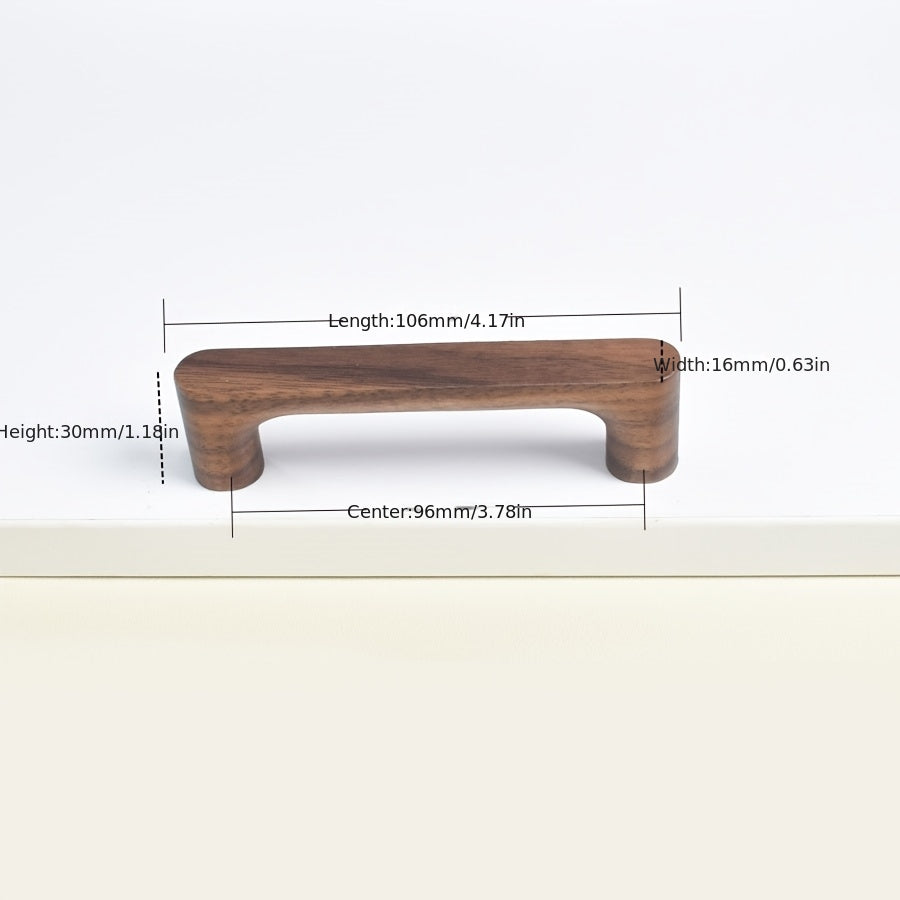 Skap handle in wood for modern intoxication tick style