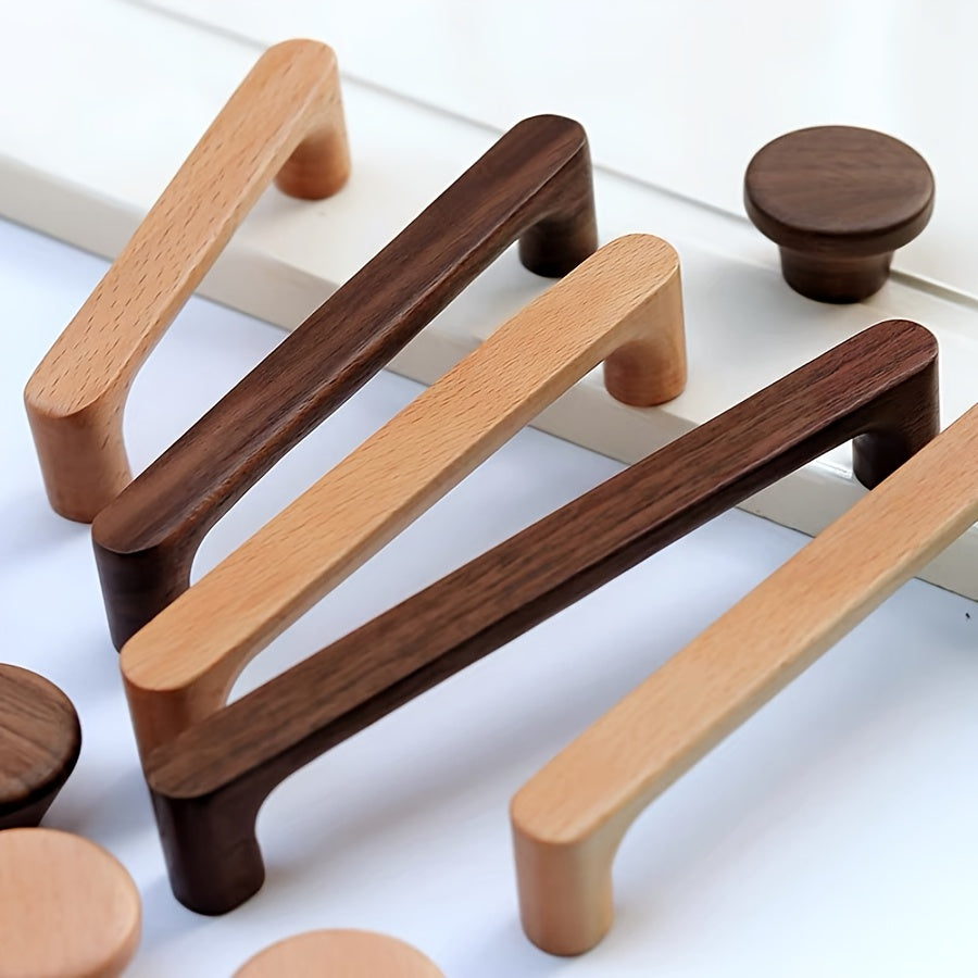 Skap handle in wood for modern intoxication tick style