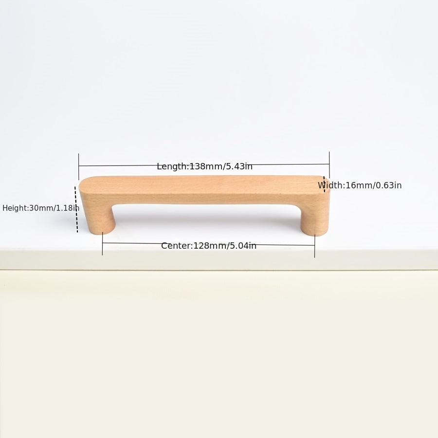 Skap handle in wood for modern intoxication tick style