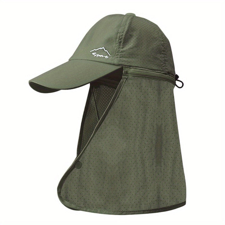 Outdoor Trucker Hat with Neck Protection