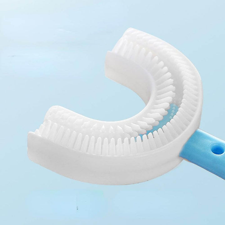 Soft U-shaped toothbrush for children