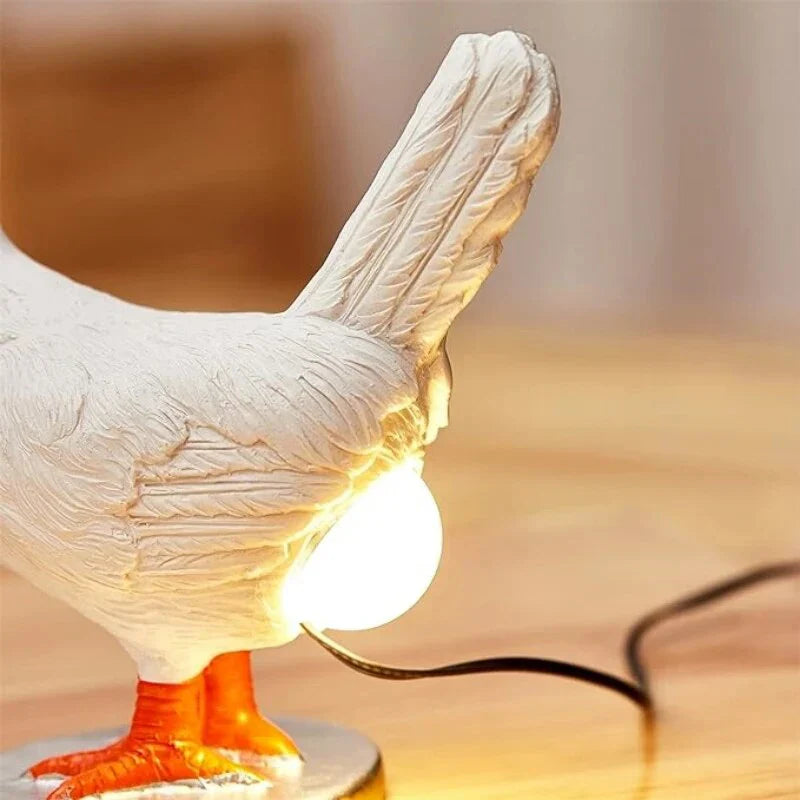 Decorative Chicken Table Lamp – Unique and Fun Lighting