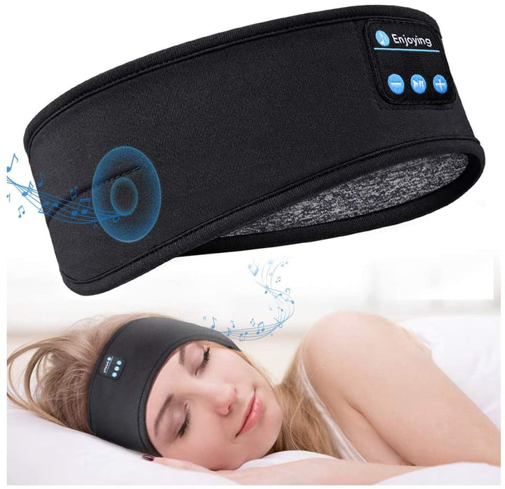 Unisex Bluetooth Headband with Integrated Headphones