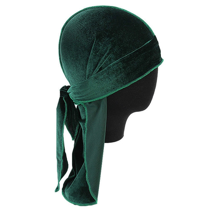 Unisex premium velvet durag for hair styling and waves