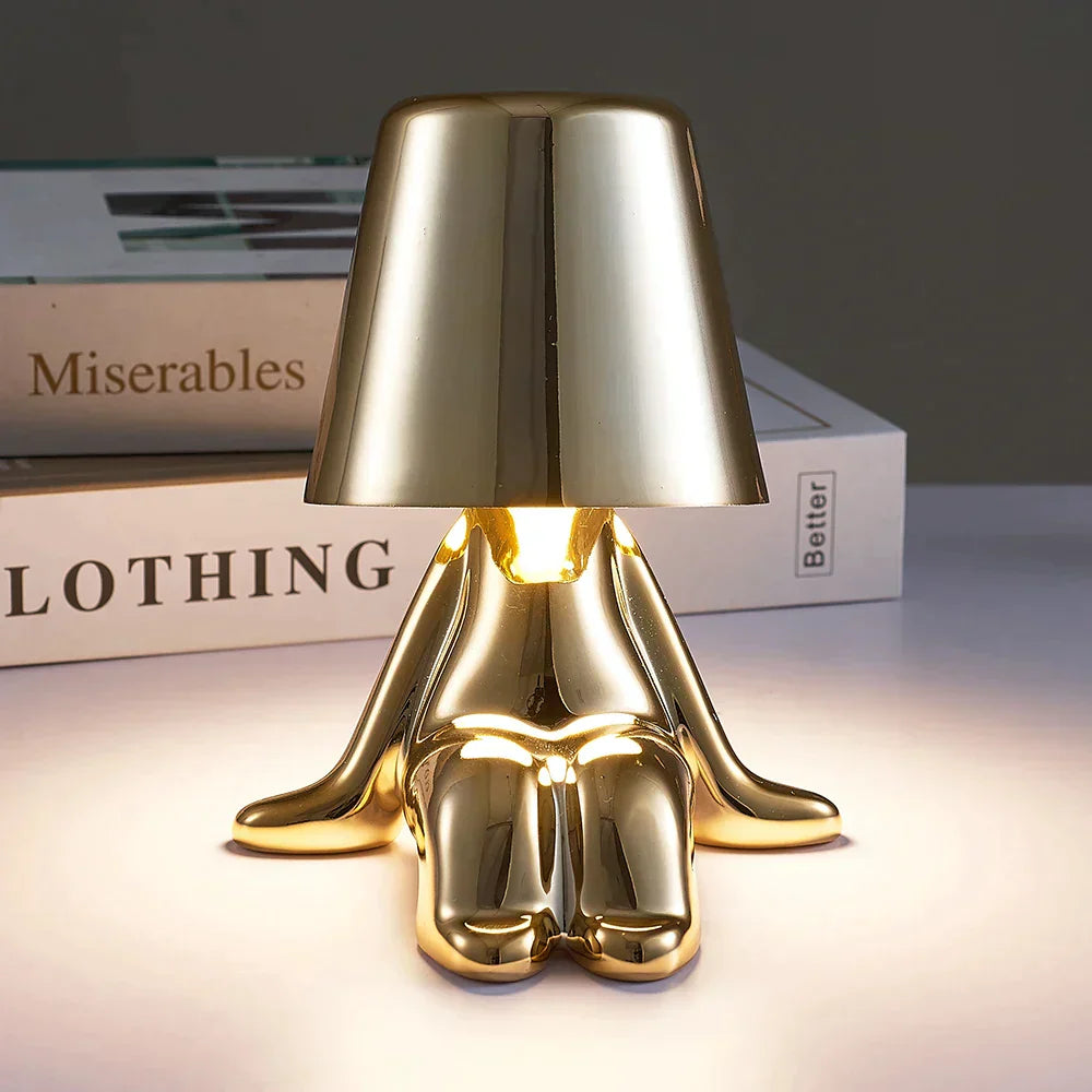 Unisex small dimmbar table lamp for bedroom and home