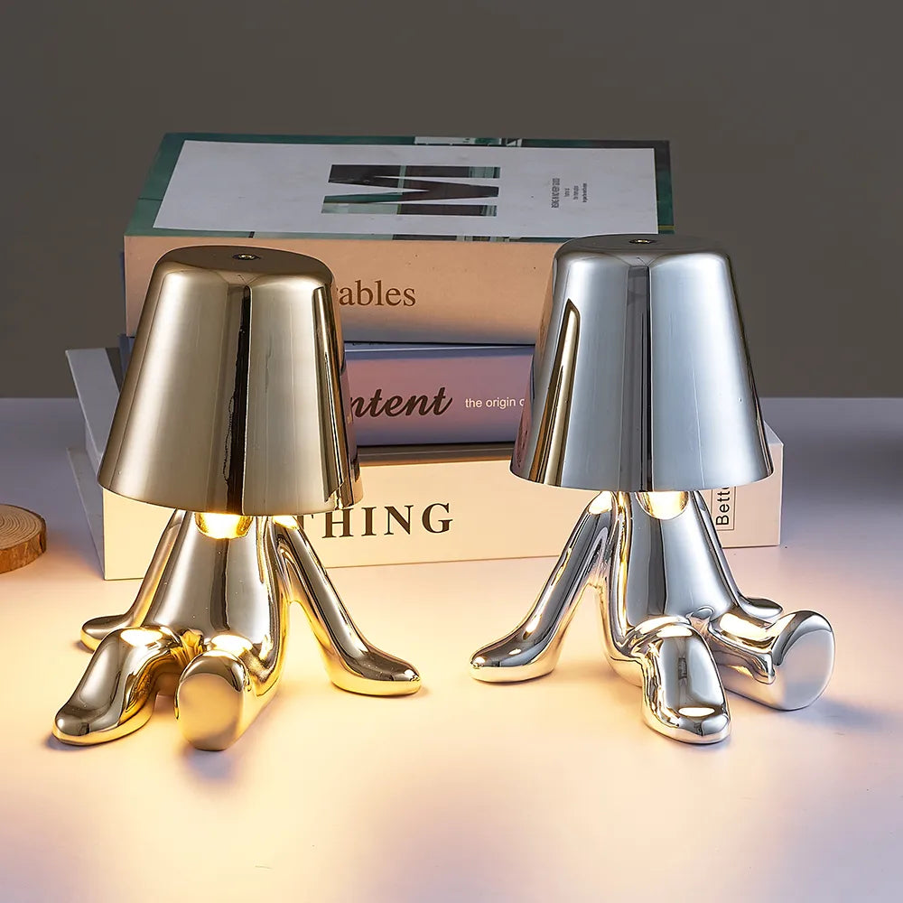 Unisex small dimmbar table lamp for bedroom and home
