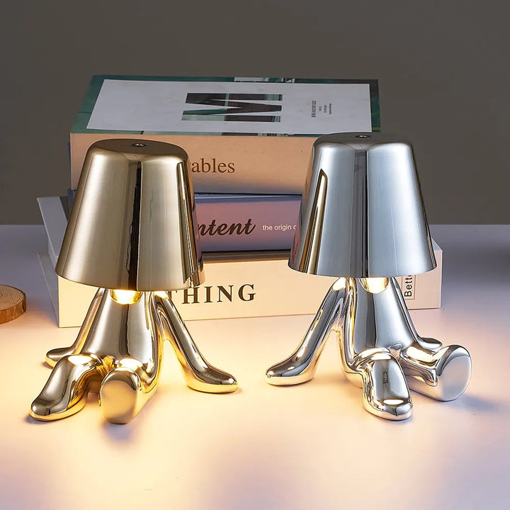 Unisex small dimmbar table lamp for bedroom and home