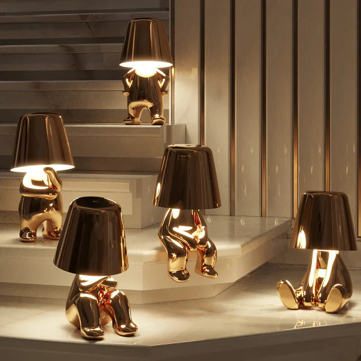 Unisex small dimmbar table lamp for bedroom and home