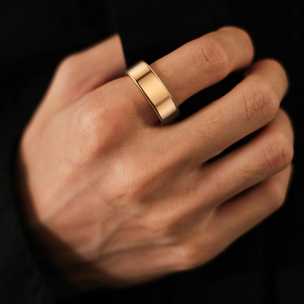 Unisex Smart Fitness Ring with Activity Tracking
